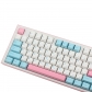 Milk Cap Japanese 104+36 Cherry MX PBT Dye-subbed Keycaps Set for Mechanical Keyboard GK61 64 68 87 96 980 104 108